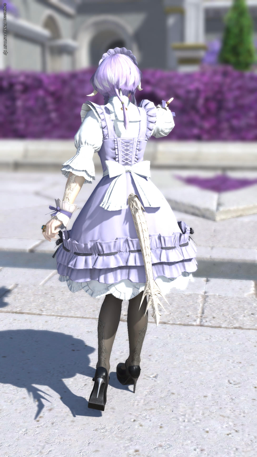 白×ラベンダー　サムライメイド - 2