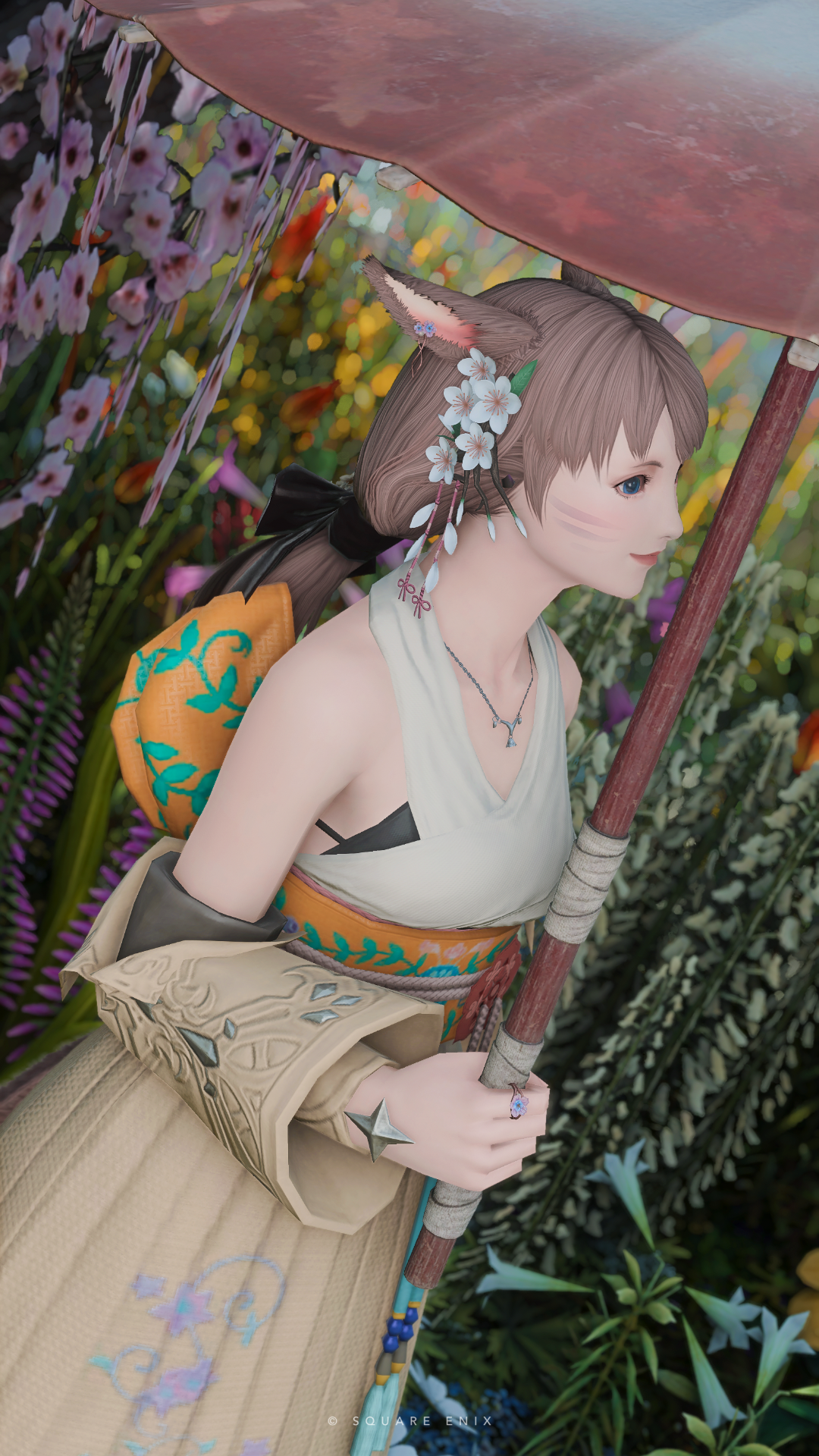 和装でお花見 - 3