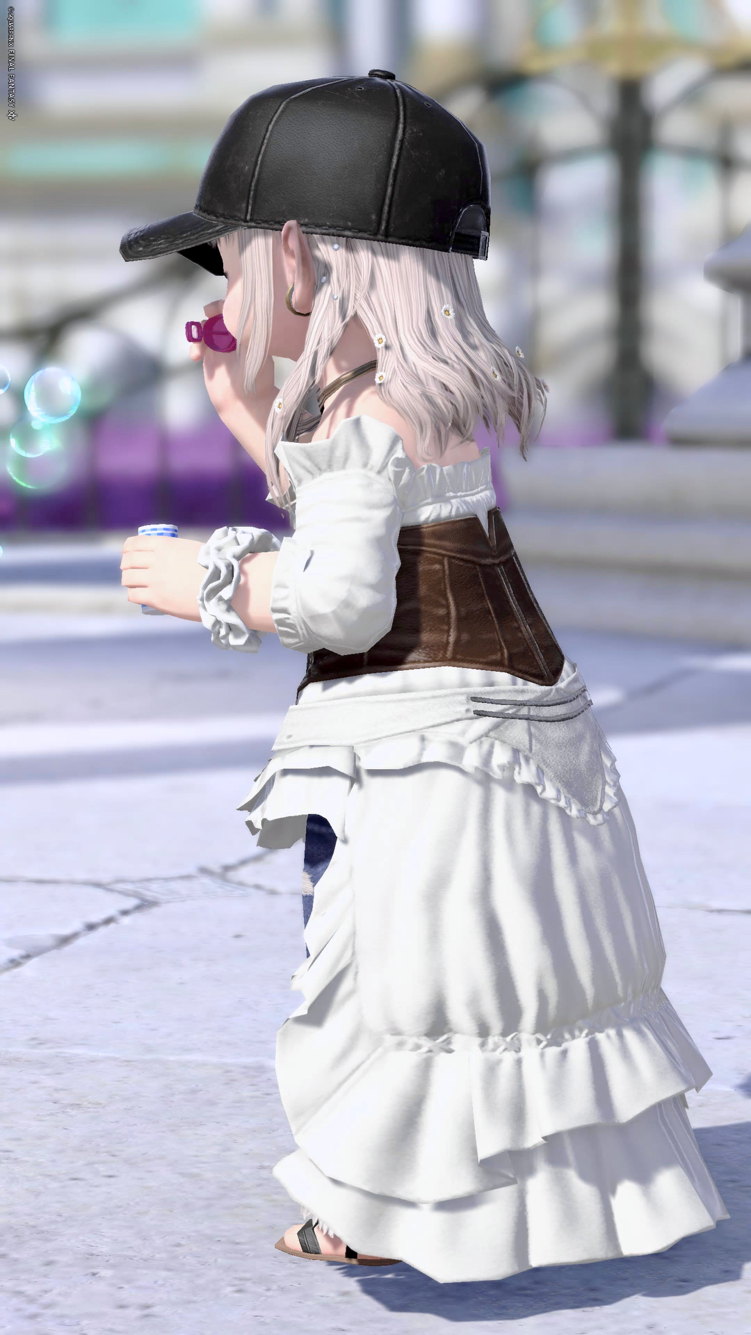 白レース×デニム - 2