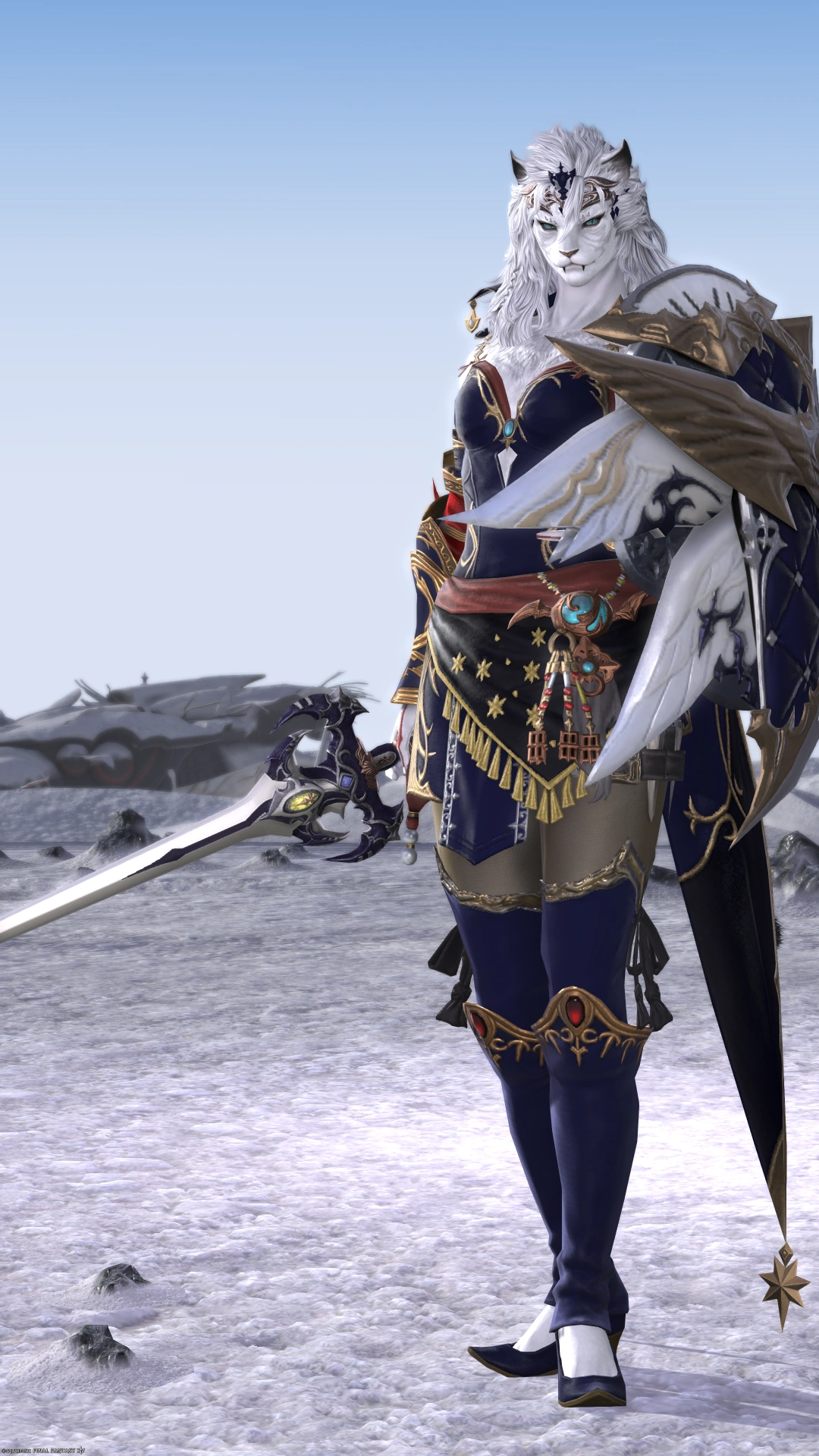 Moonward midnight blue knight - 3