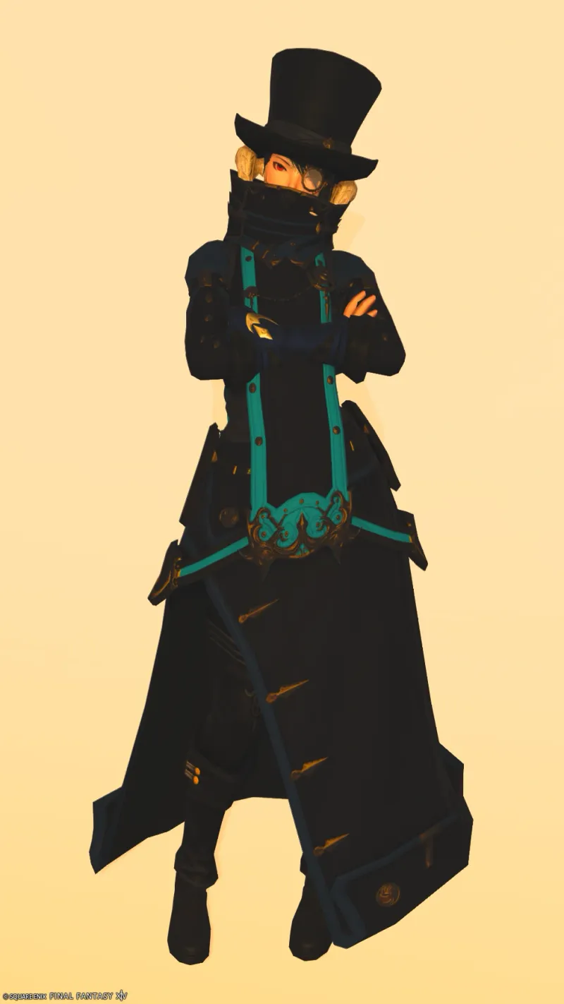 モノクル＋青っぽいキャスター装備