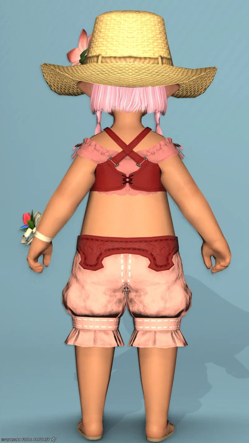 麦わら帽子で夏を先取り - サブ画像