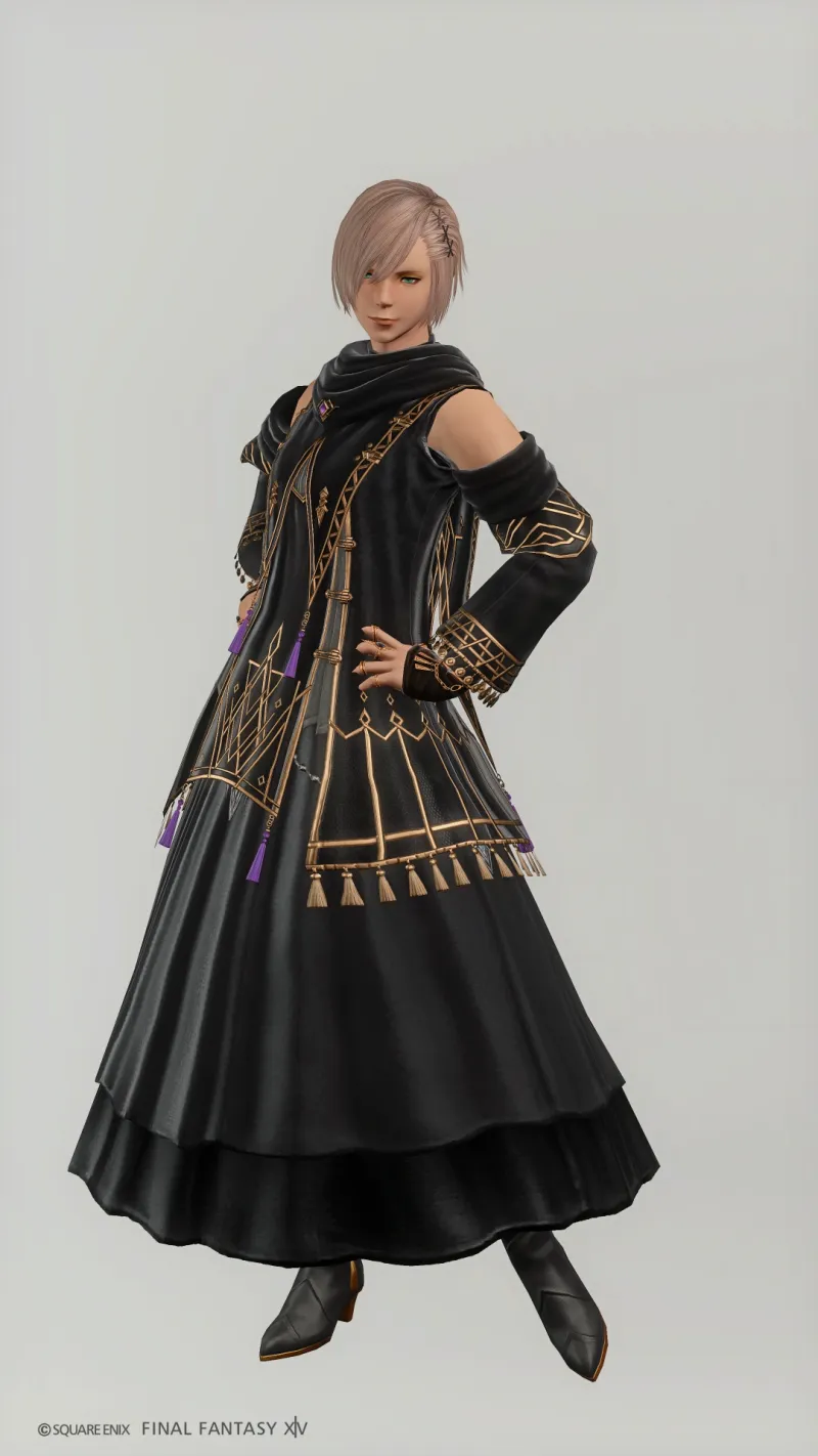 ミストウェイクキャス胴+天獄キャス胴でAラインスカート風