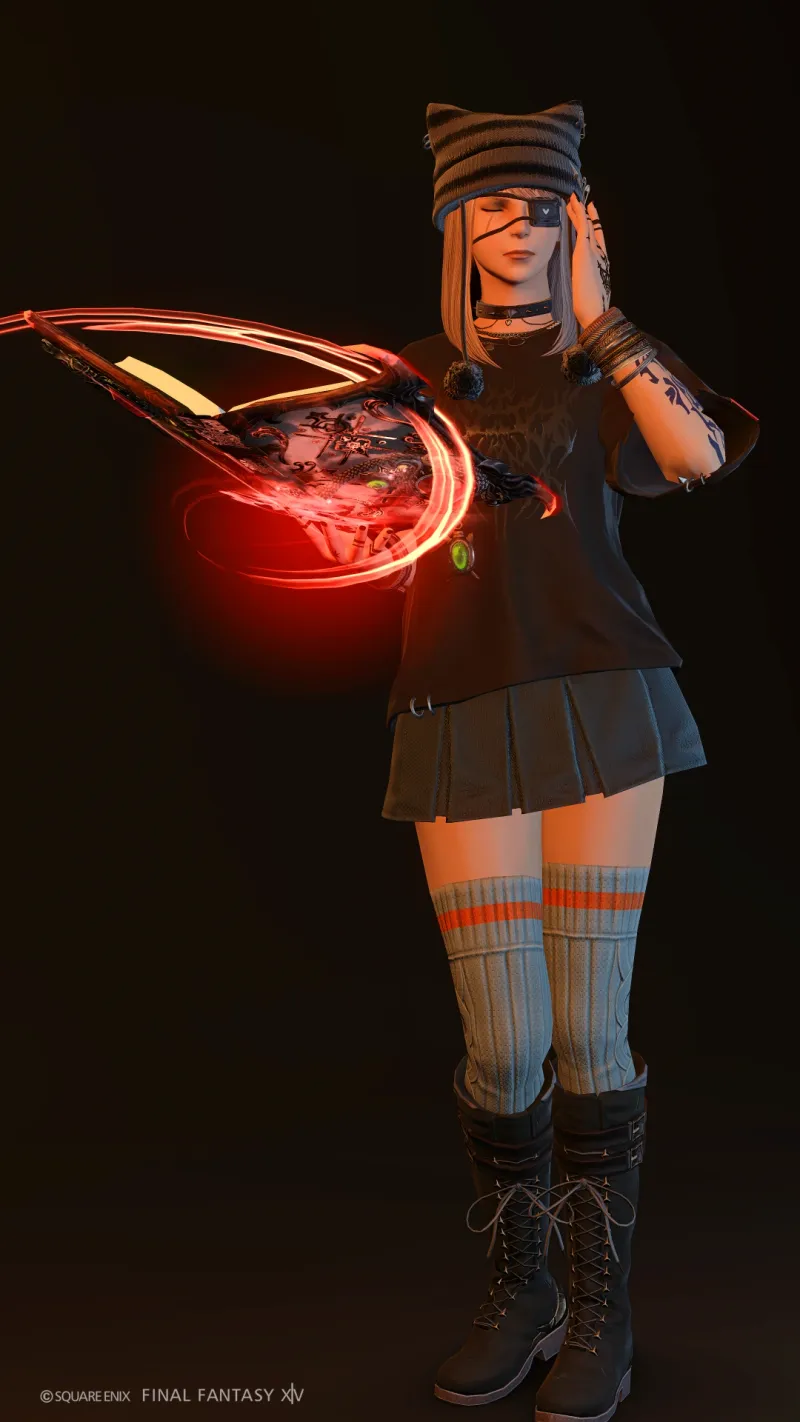 スカラーキュロットでゴスガール風 - 서브 이미지