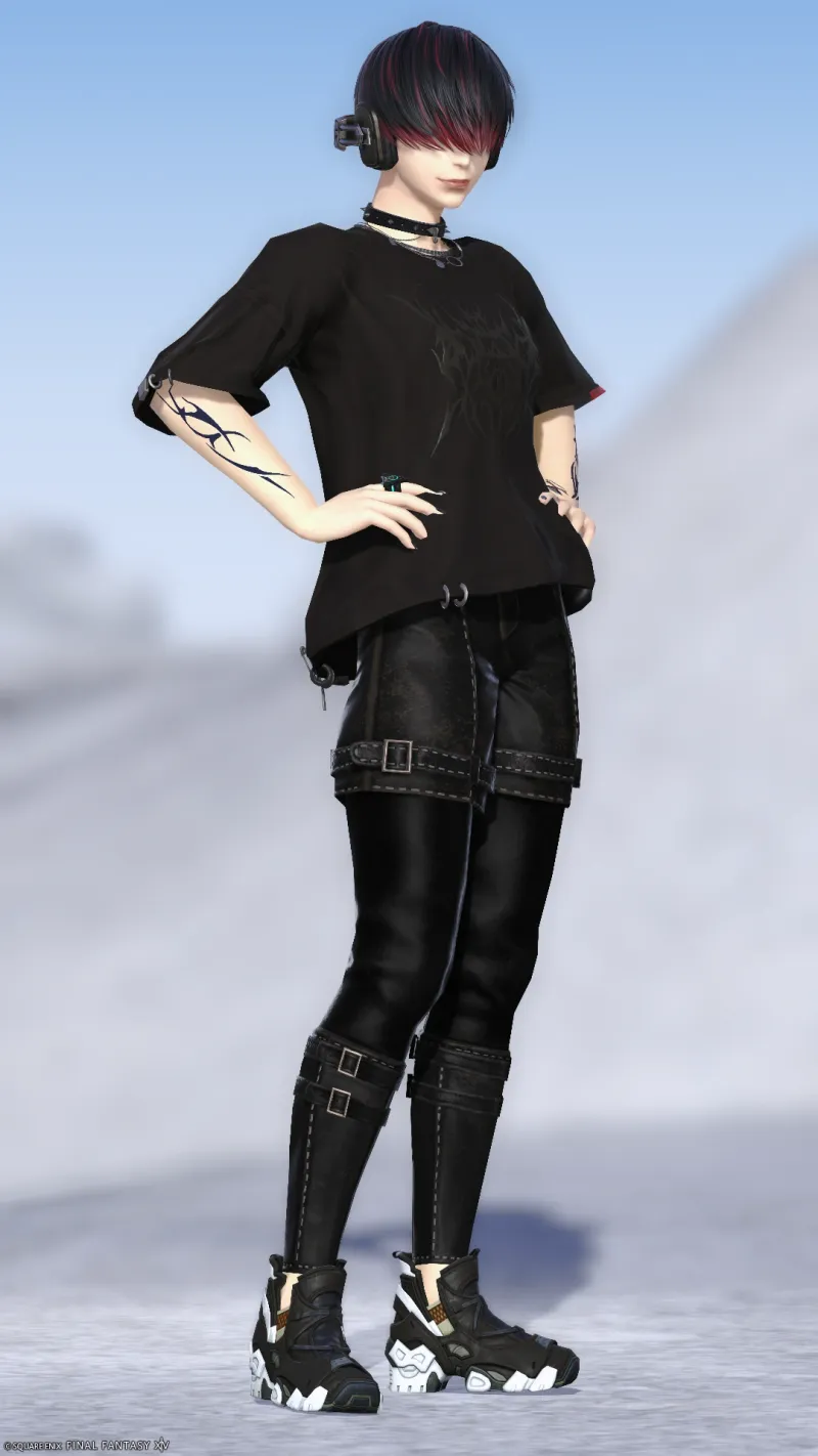 ブラックコーデ⑨