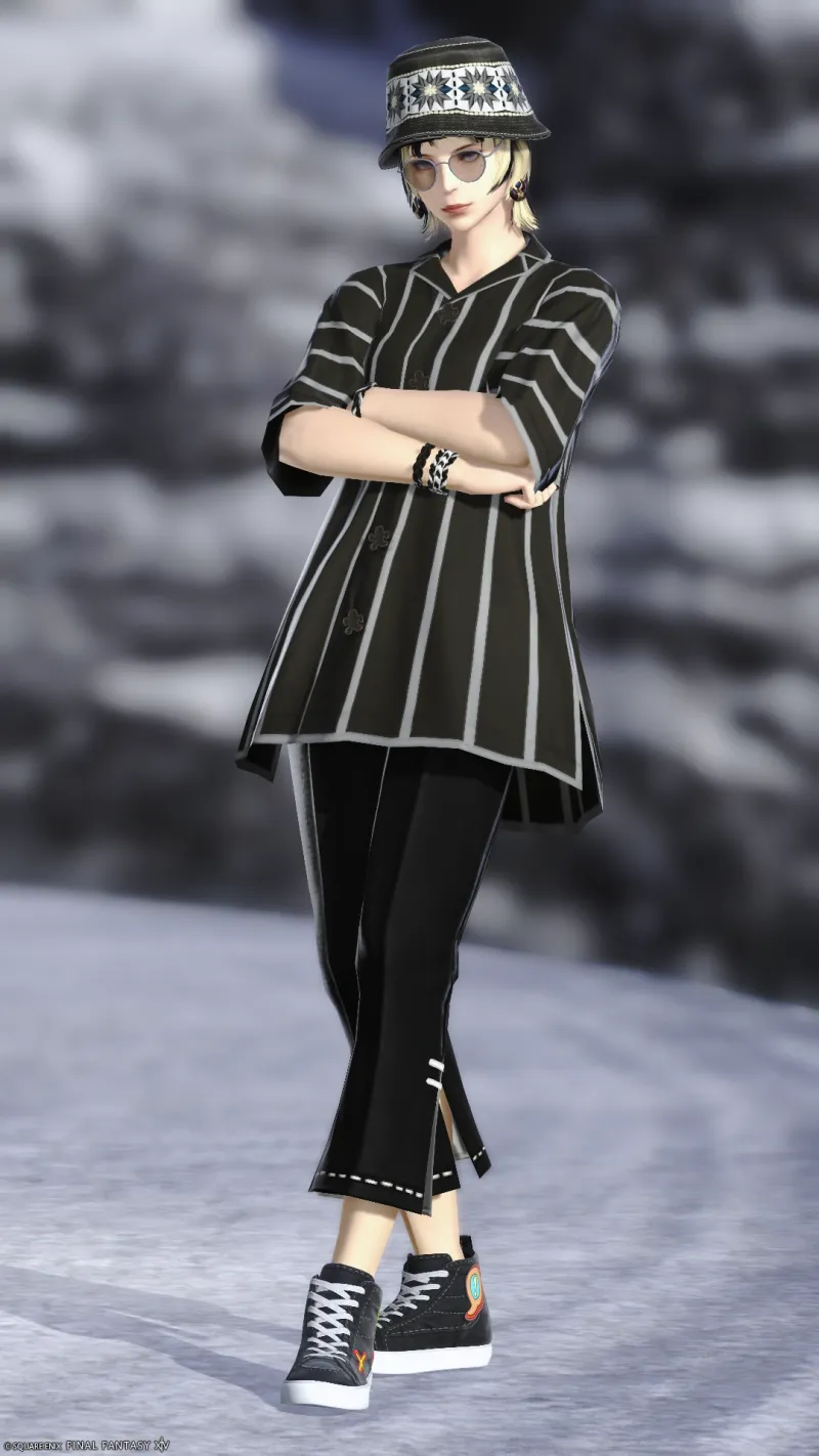 ブラックコーデ⑫