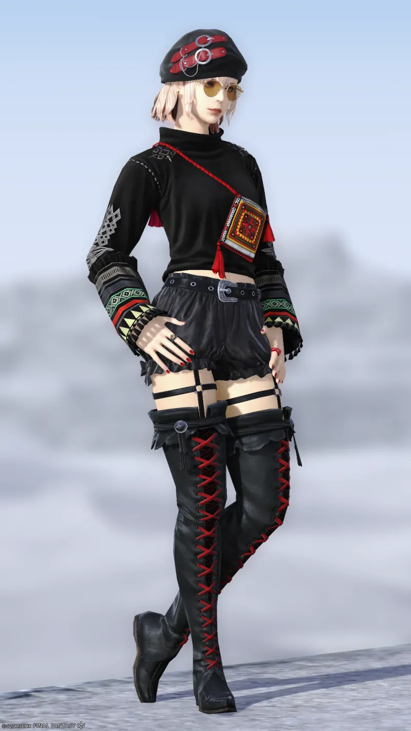 ブラックコーデ20