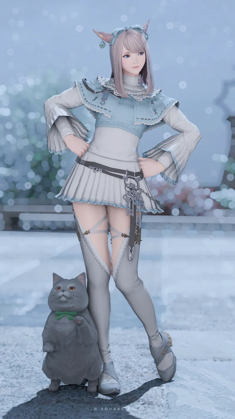 バイカラーチュニック