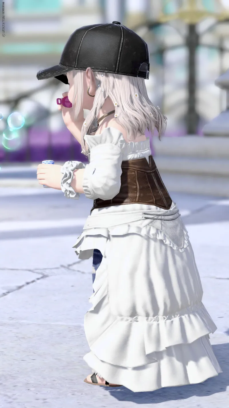 白レース×デニム - 서브 이미지