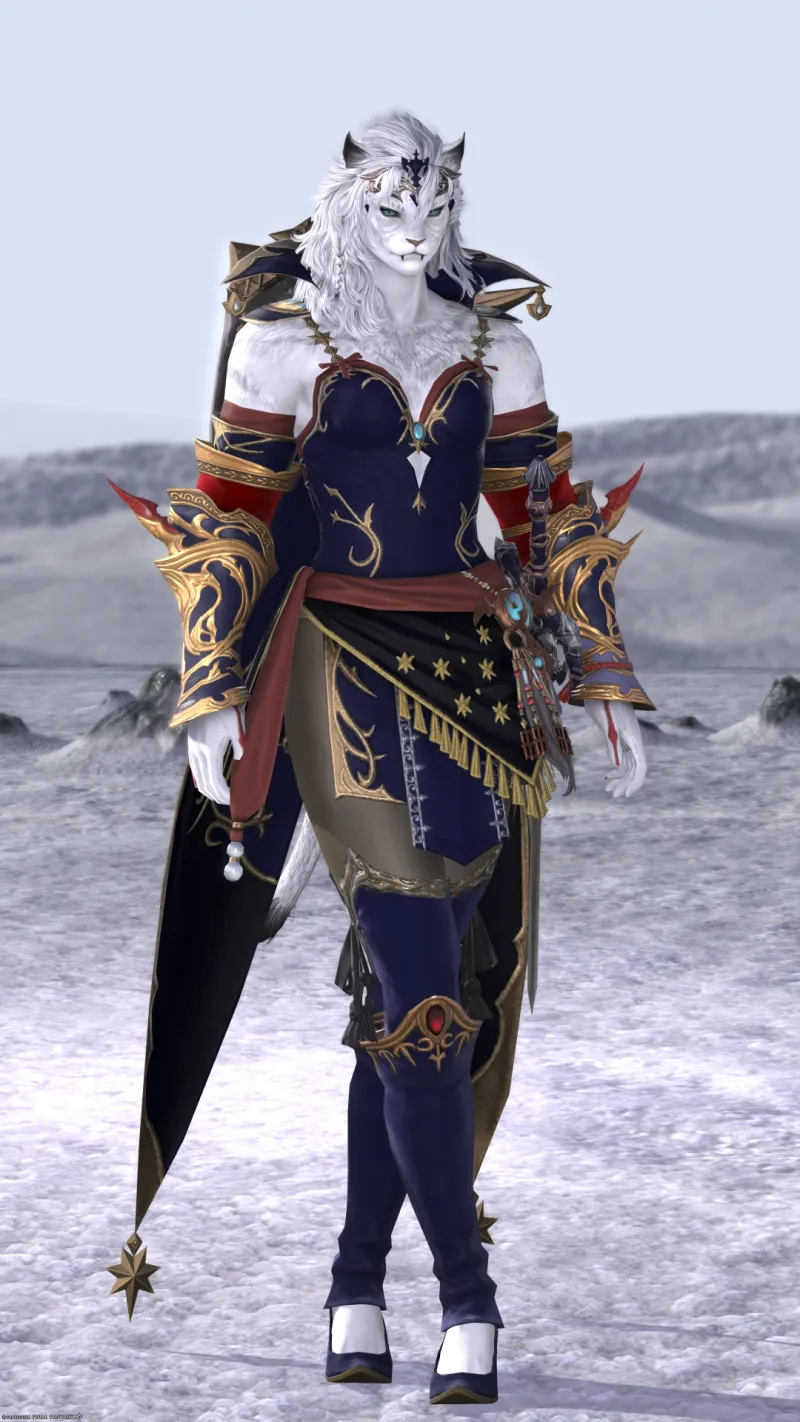 Moonward midnight blue knight