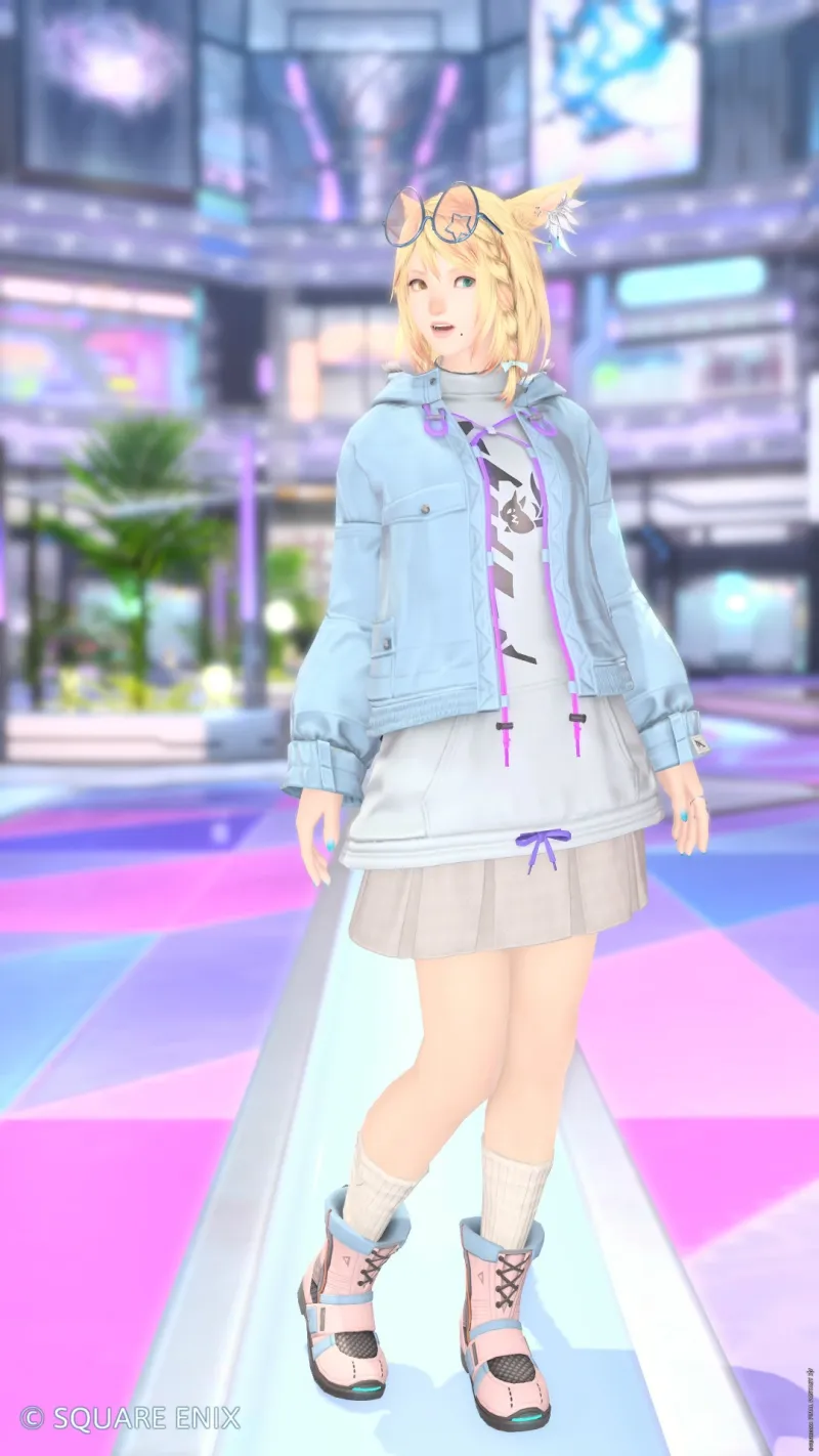 統一王者のパステル春コーデ